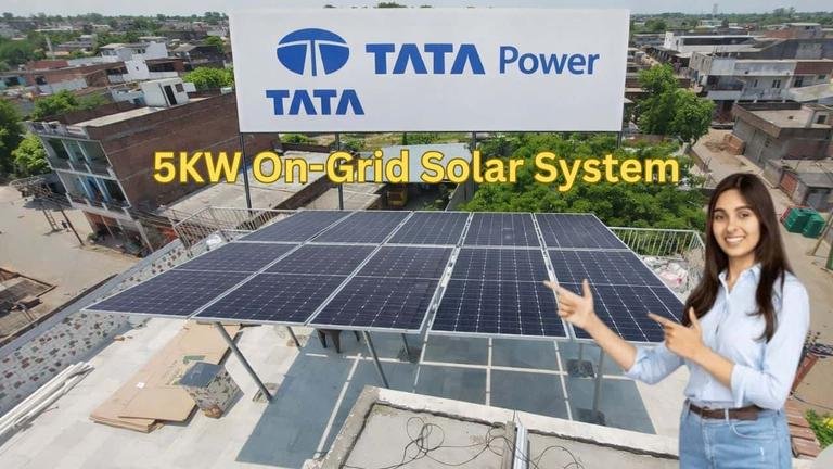 Tata 5kw on-grid solar system details